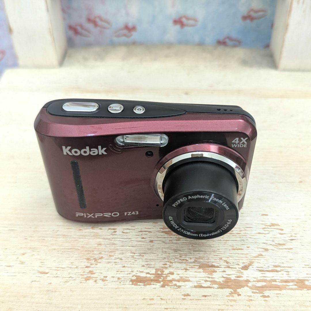 Kodak PIXPRO FZ43 デジタルカメラ レッド