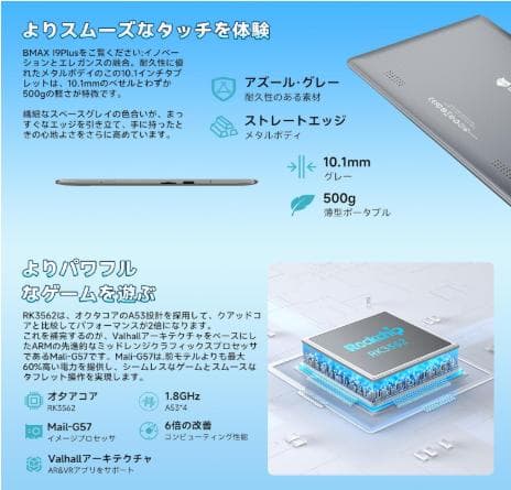 新品未開封 BMAX I9 Plus タブレット 10インチ 64GB