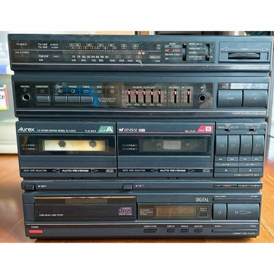 東芝 Aurex SL-L23CD Aurex SS-L23W セット売り