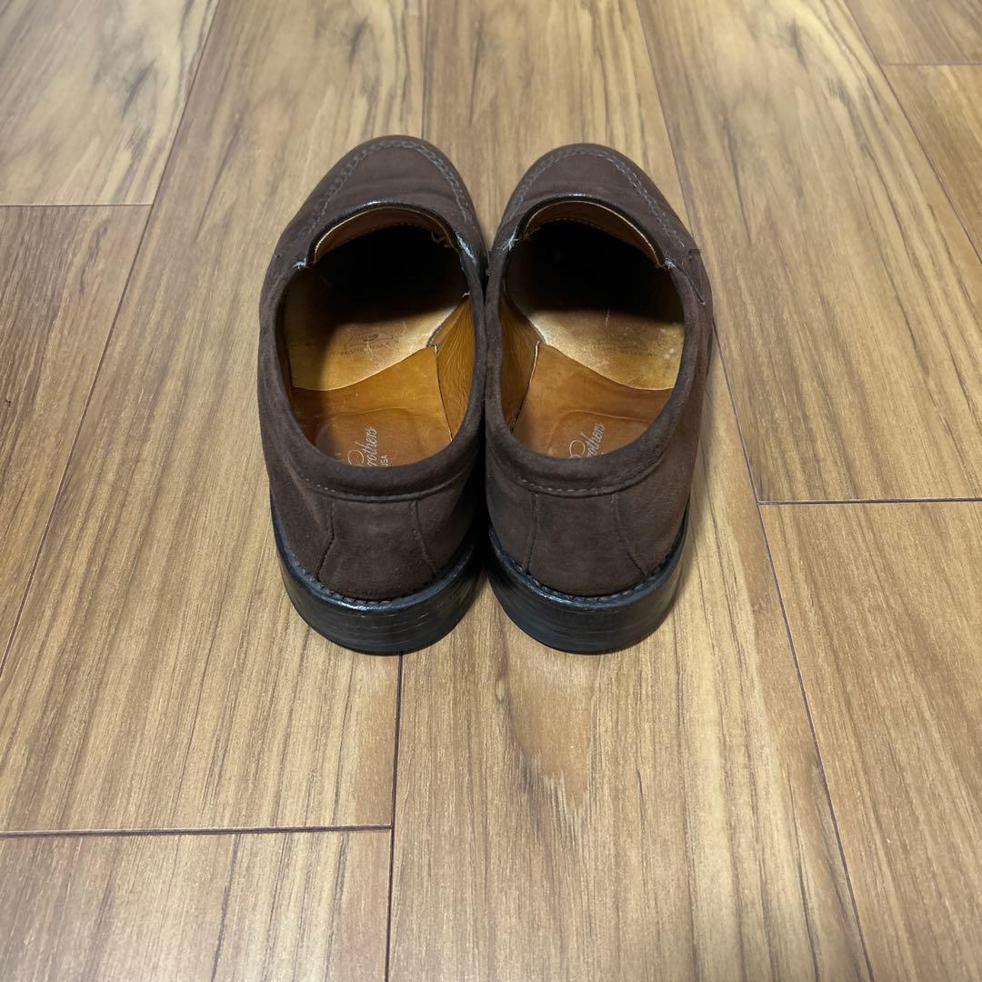 Alden x Brooks Brothersスエードローファー