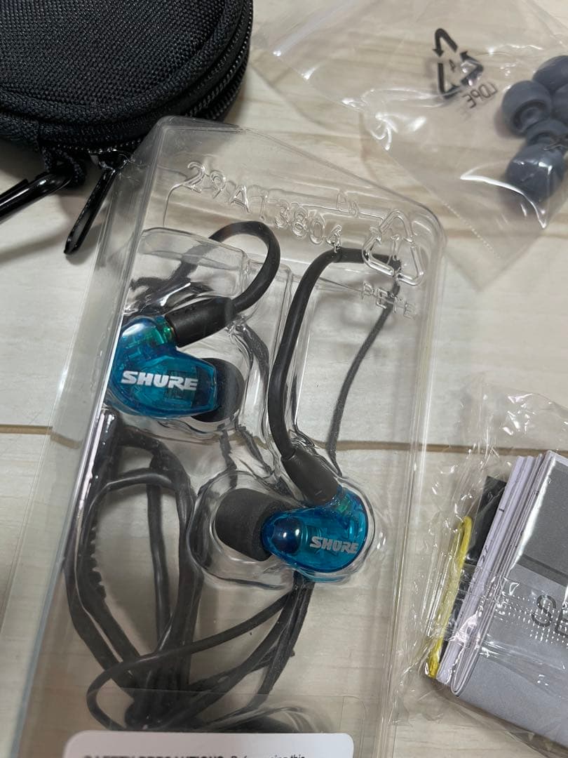 SHURE 215 SE有線イヤホン リケーブル可能