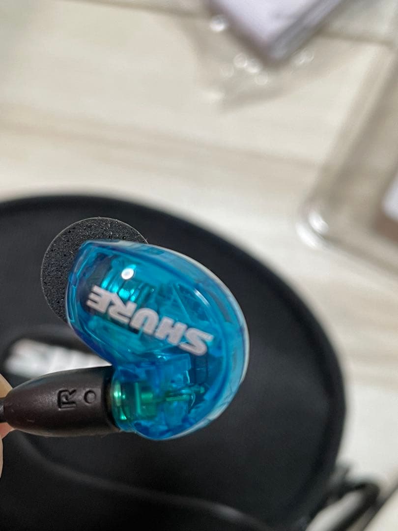 SHURE 215 SE有線イヤホン リケーブル可能