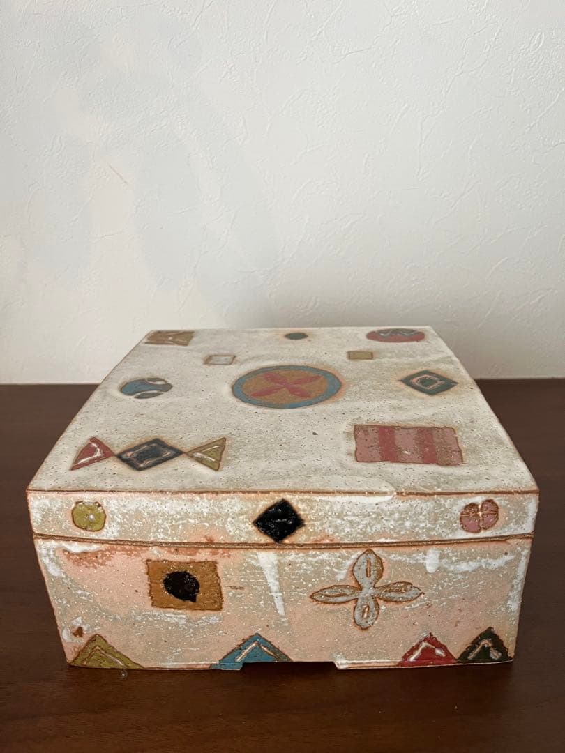 栢野紀文 KAYANO Kibun 陶箱 / H11×W23×D23cm