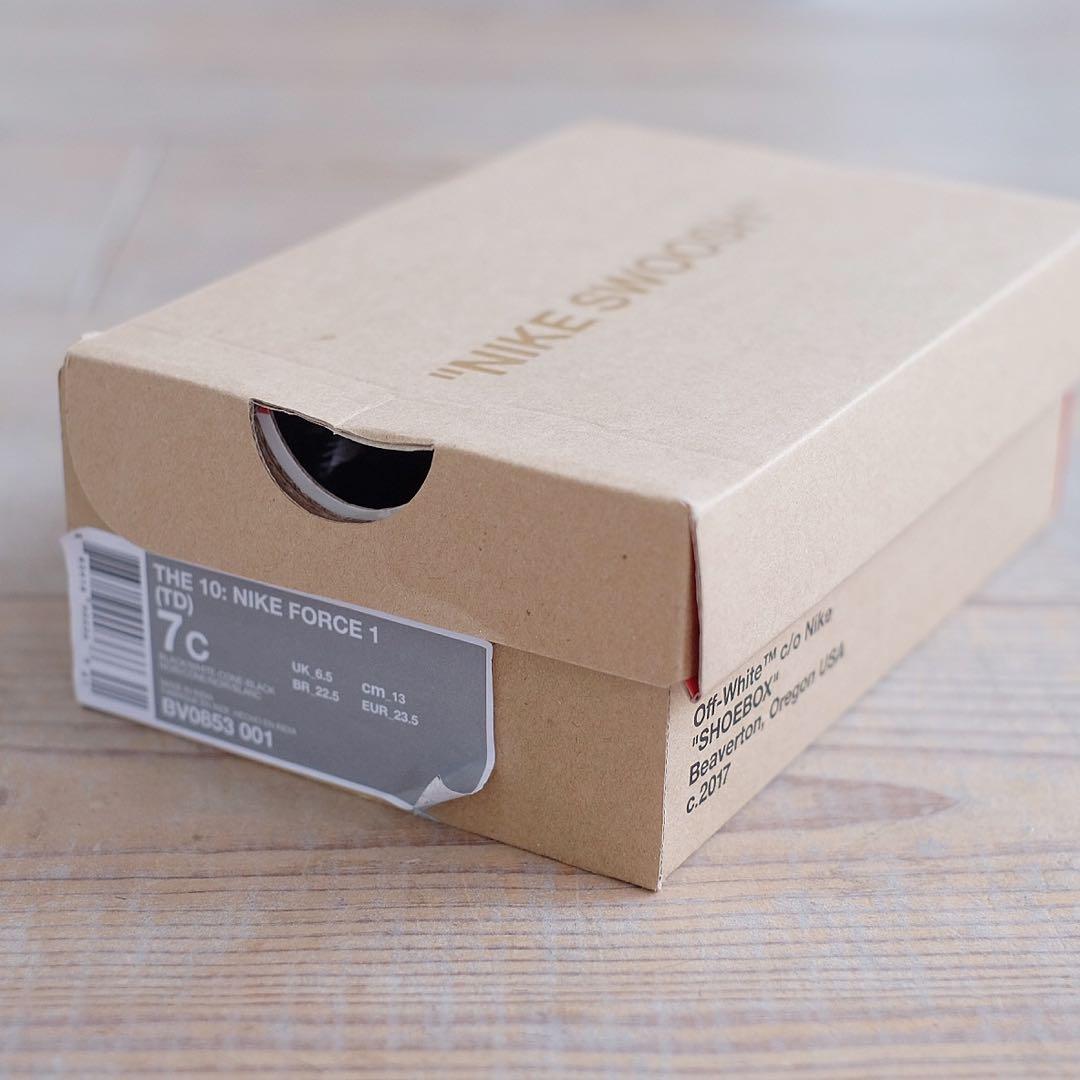 Off-White × Nike THE 10 FORCE1 13cm