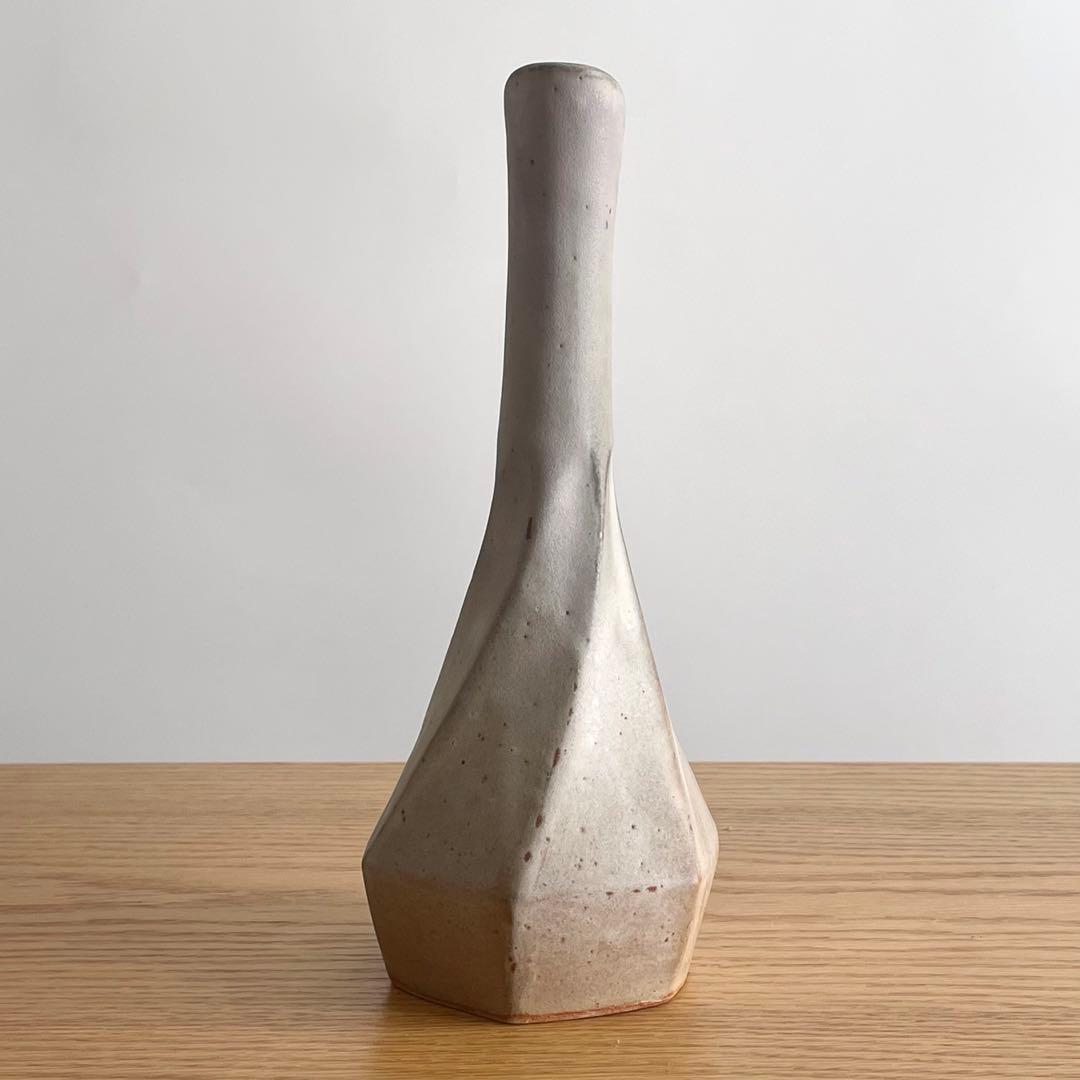 ビンテージVASE フラワーベース 面取 一輪挿し 花瓶 フラワーベース 北欧