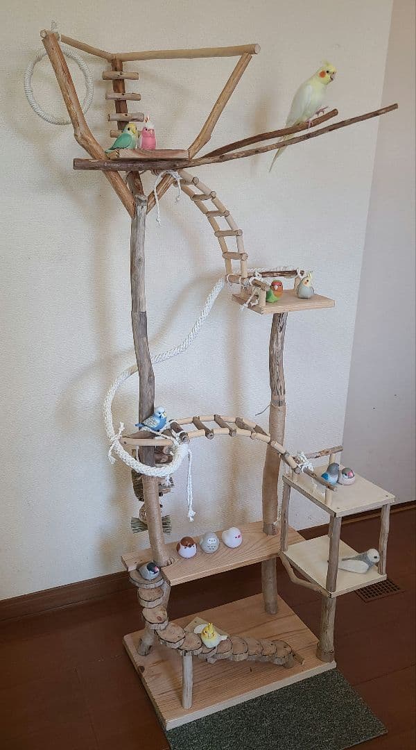 ③よもぎもちオーダーページ　ハンドメイド　流木　アスレチック