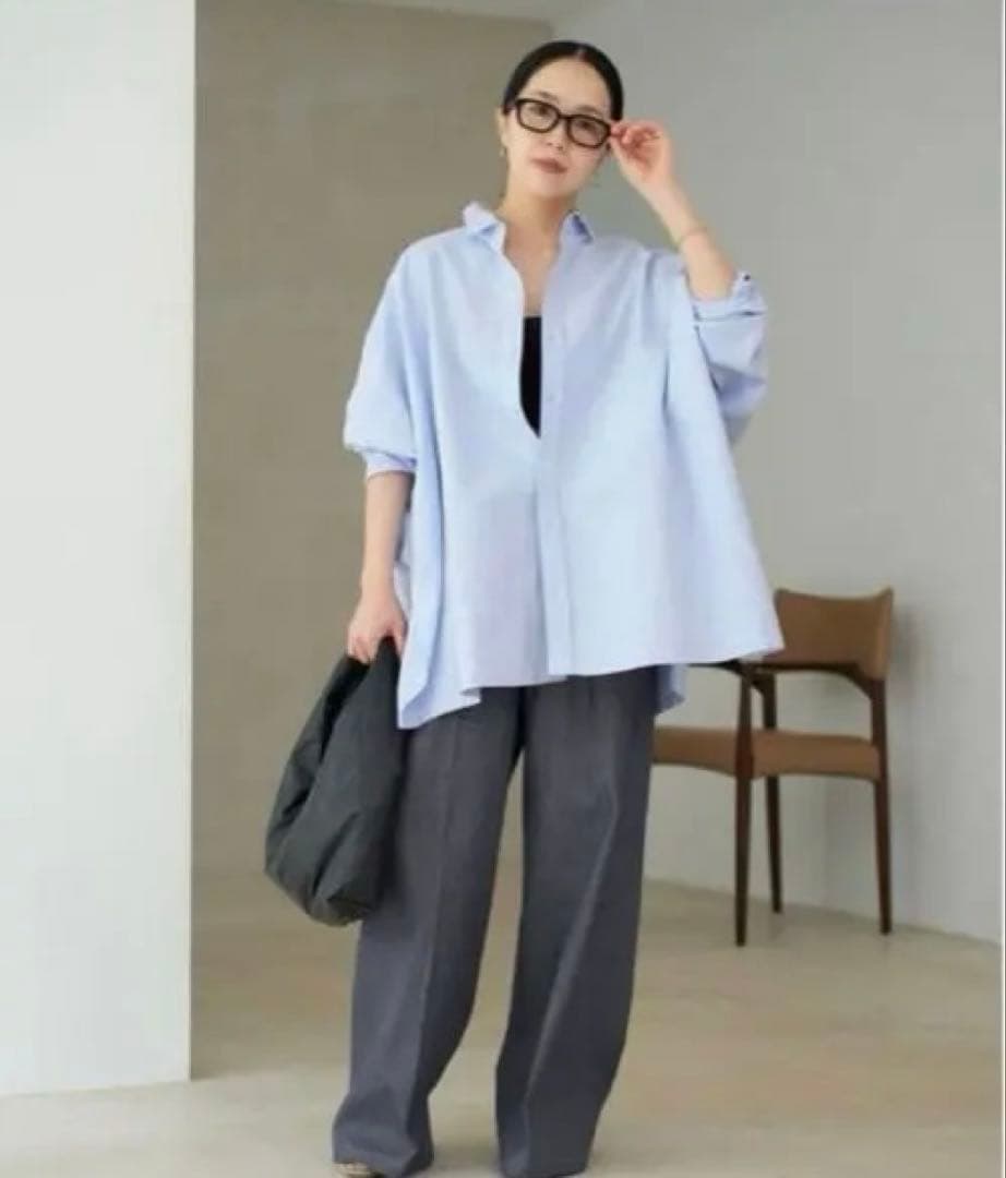 Plage 今期　Light OX Poncho シャツ