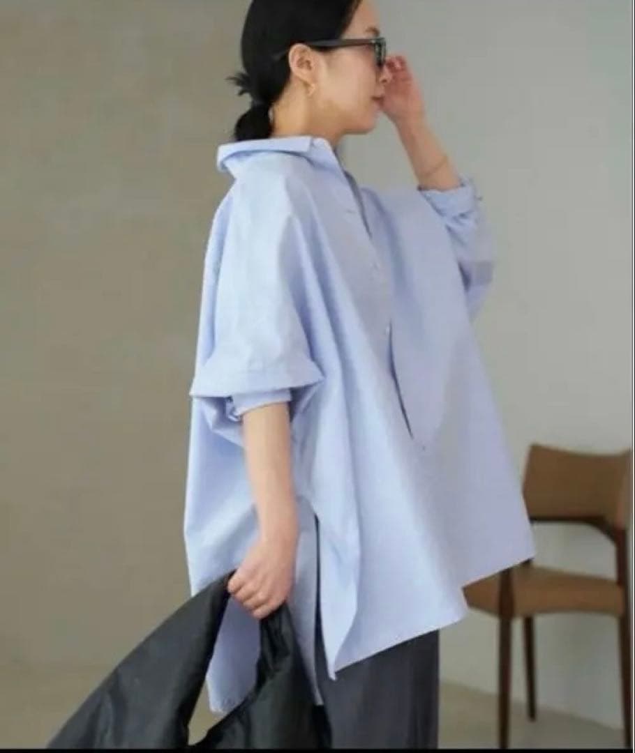 Plage 今期　Light OX Poncho シャツ