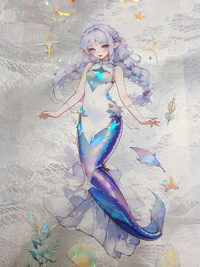 ✩再販✩J762＃深海灵动(贝壳光)未定义切り売り海外人物マステ女の子