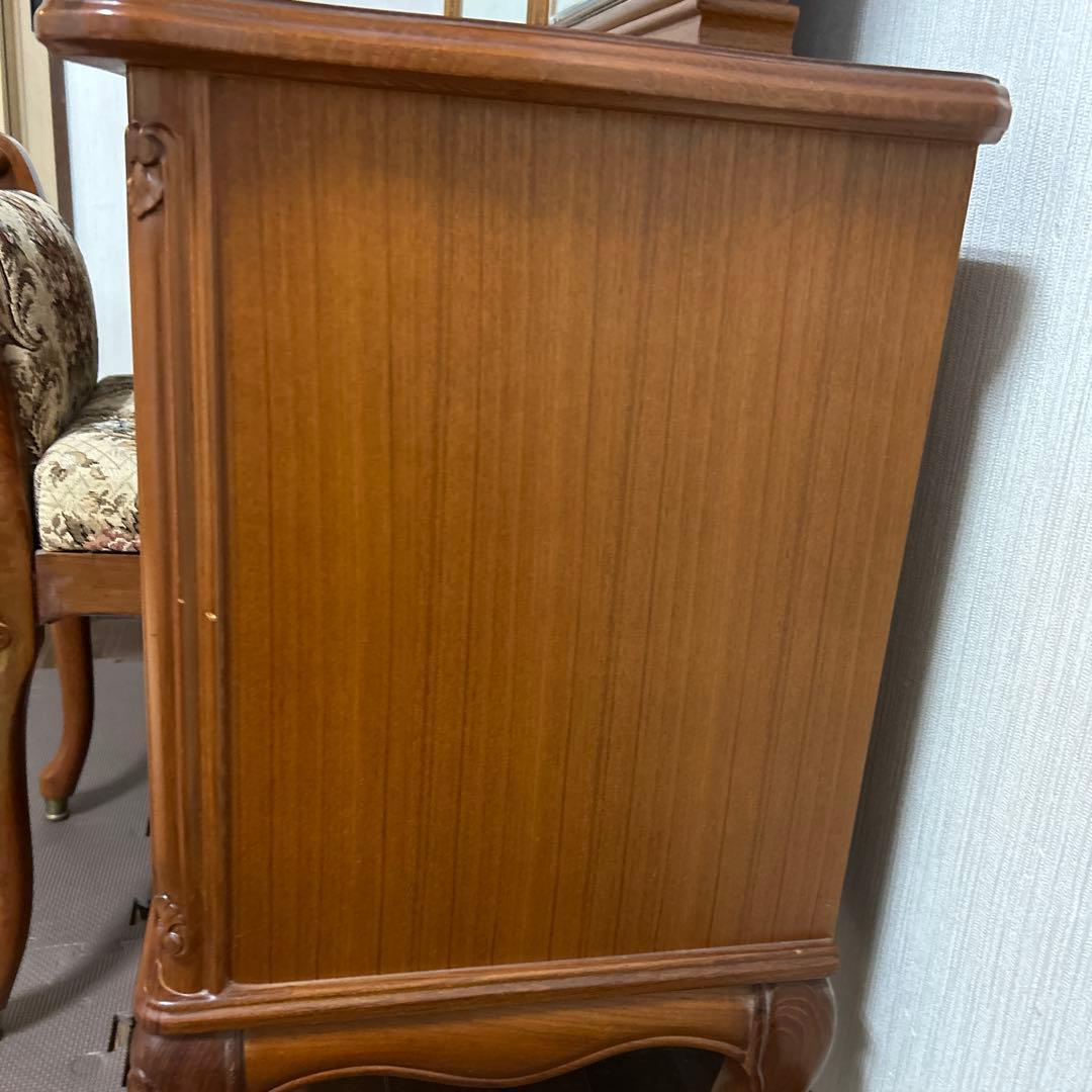 フランスミラー　France mirror 三面鏡　 椅子は別売です。