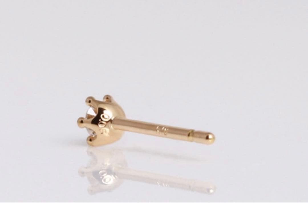 最終価格　オレフィーチェ　 ピアス　ダイヤモンド　 片耳　ミルククラウン