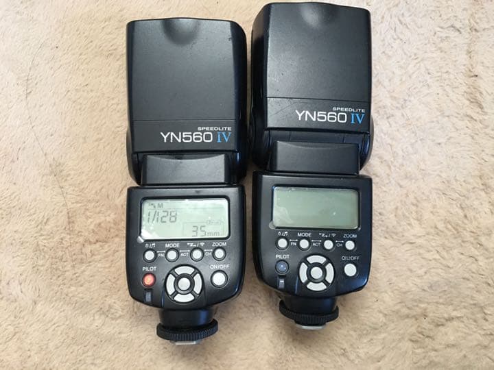 送料込 yn560IV 2本セット　ストロボ　フラッシュ　デジタルカメラ　一眼
