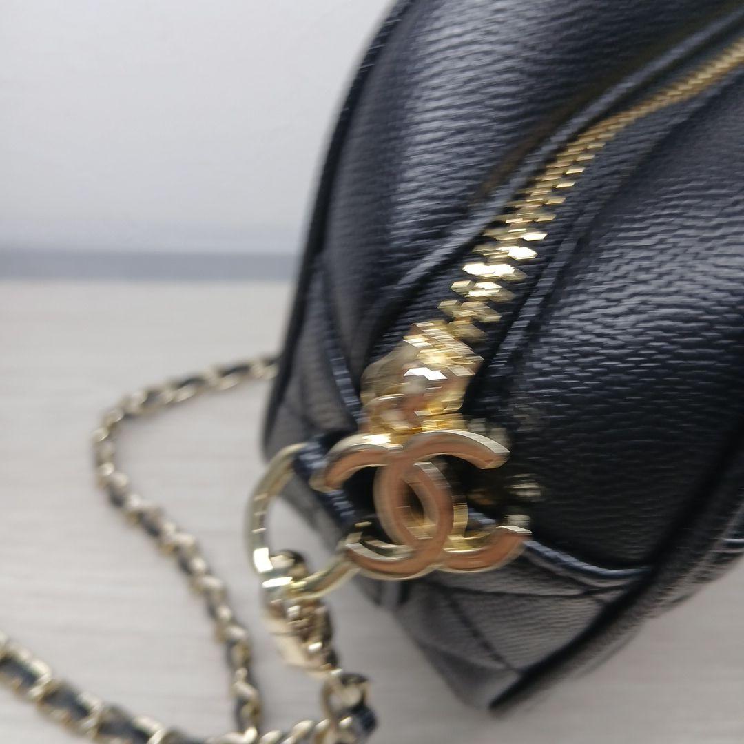 平行輸入　CHANEL ブラック キルティング ショルダーバッグ