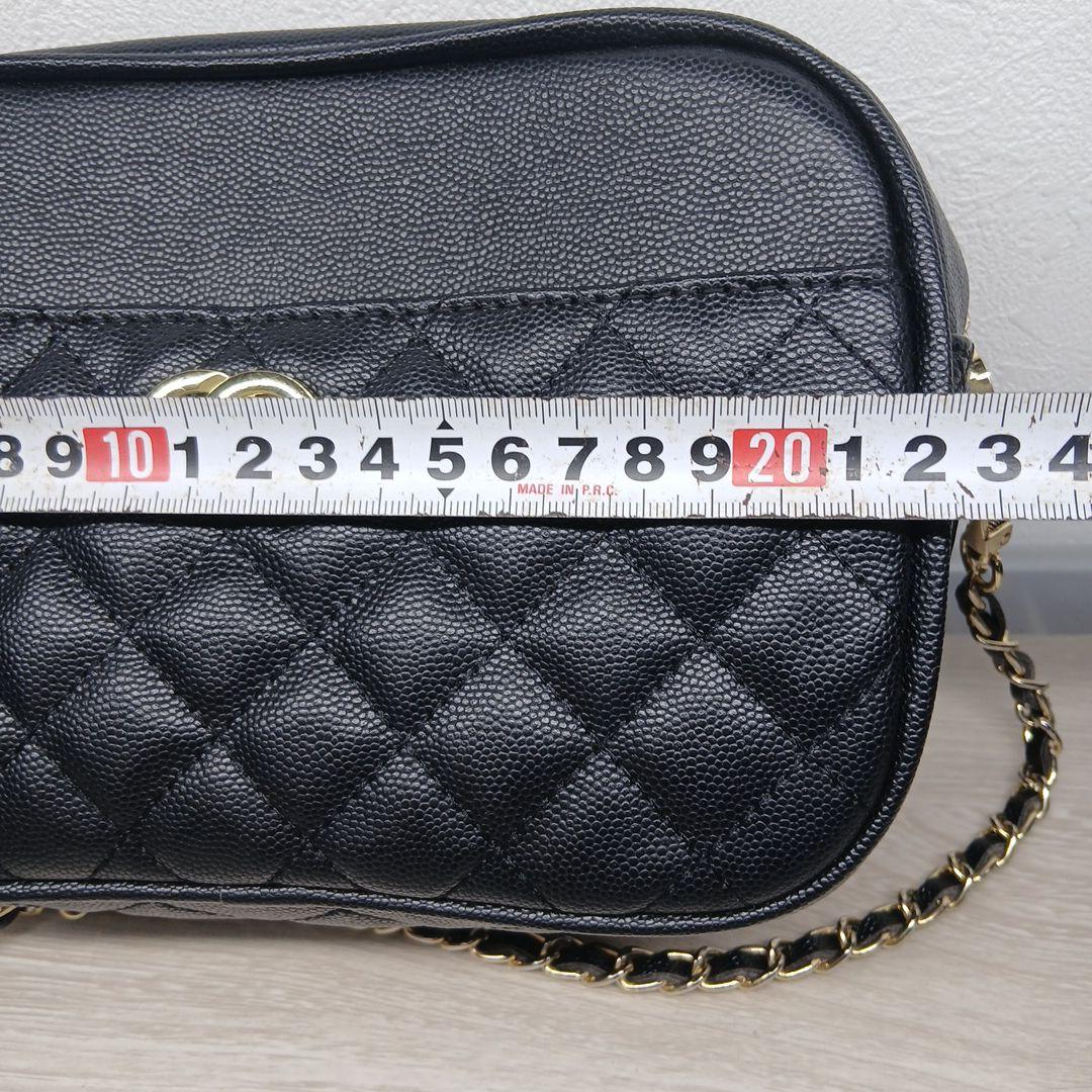 平行輸入　CHANEL ブラック キルティング ショルダーバッグ