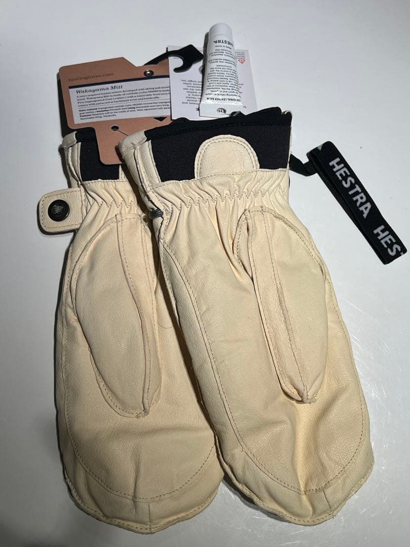 HESTRA Wakayama Mitt 8 新品(レザーバーム付き)