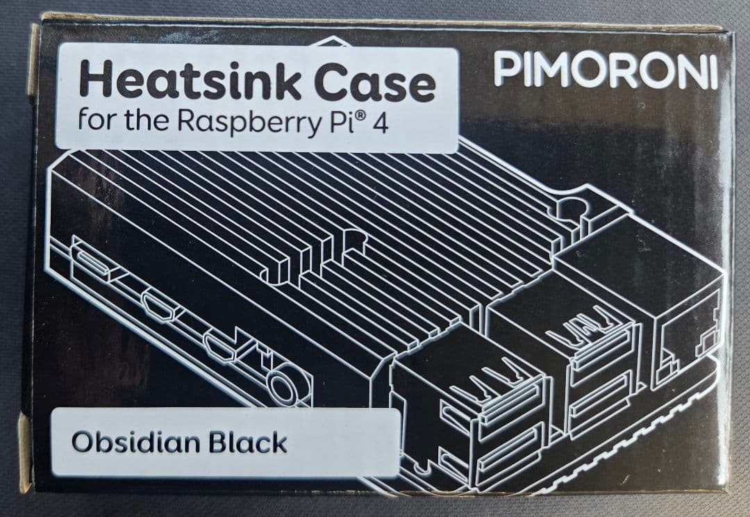 RaspberryPi4 B 4GB+HeatsinkCase+ACアダプター
