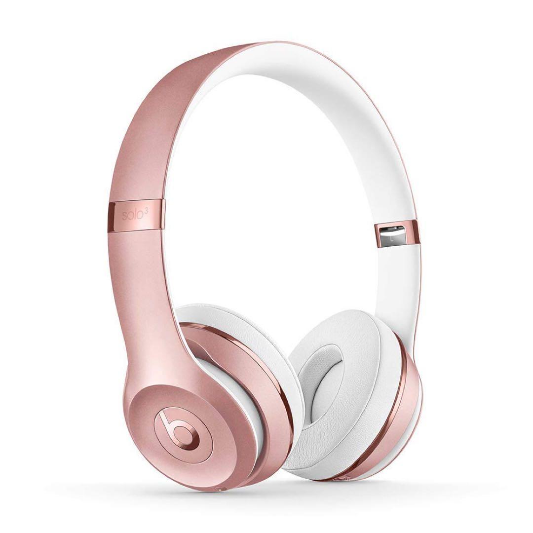 Beats Solo3 ワイヤレスヘッドホン ローズゴールド