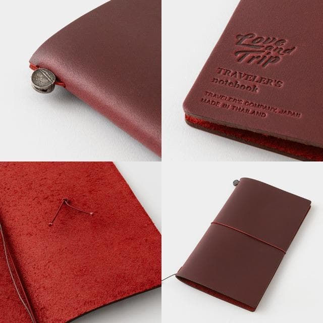 新品トラベラーズノート LOVE AND TRIP レギュラーサイズ　レッド 赤
