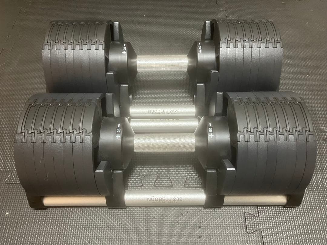 NUOBELL 232 可変式ダンベル 黒　32kg