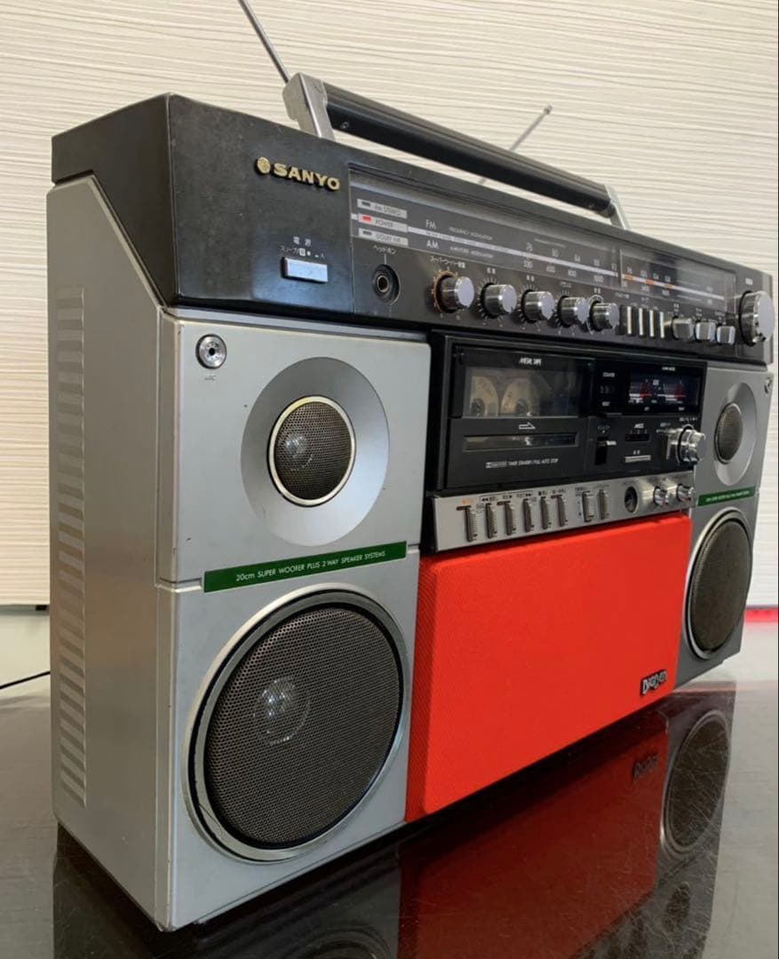 美品！SANYO サンヨー MR-X20 AM FM カセットデッキラジカセ