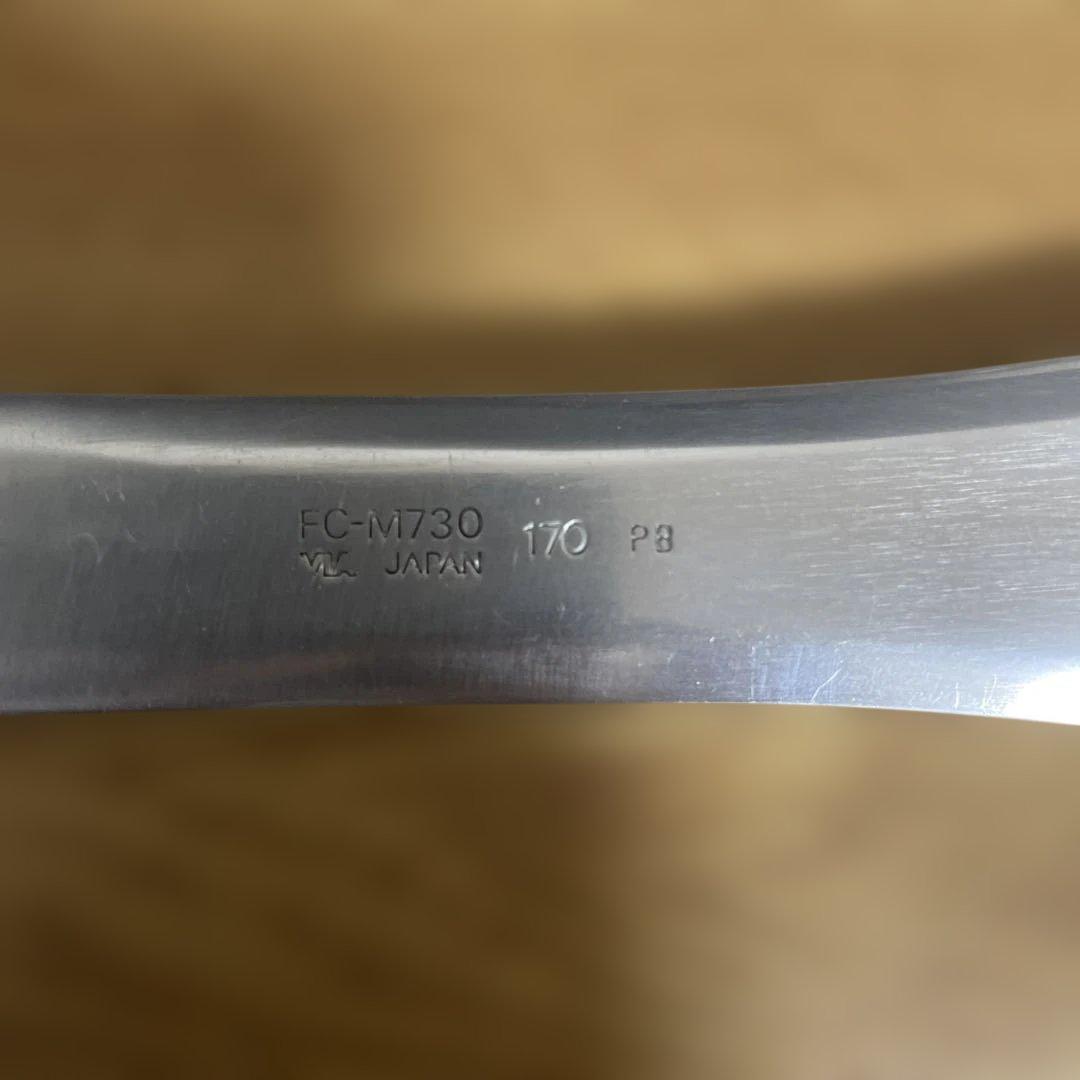 SHIMANO DEORE XT FC-M730クランクセット 170mm