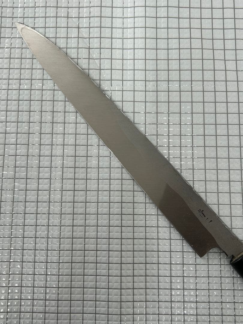 仙助 包丁 刺身包丁 柳刃包丁 安来鋼青紙２号 270mm 紫檀シノギ柄 ①
