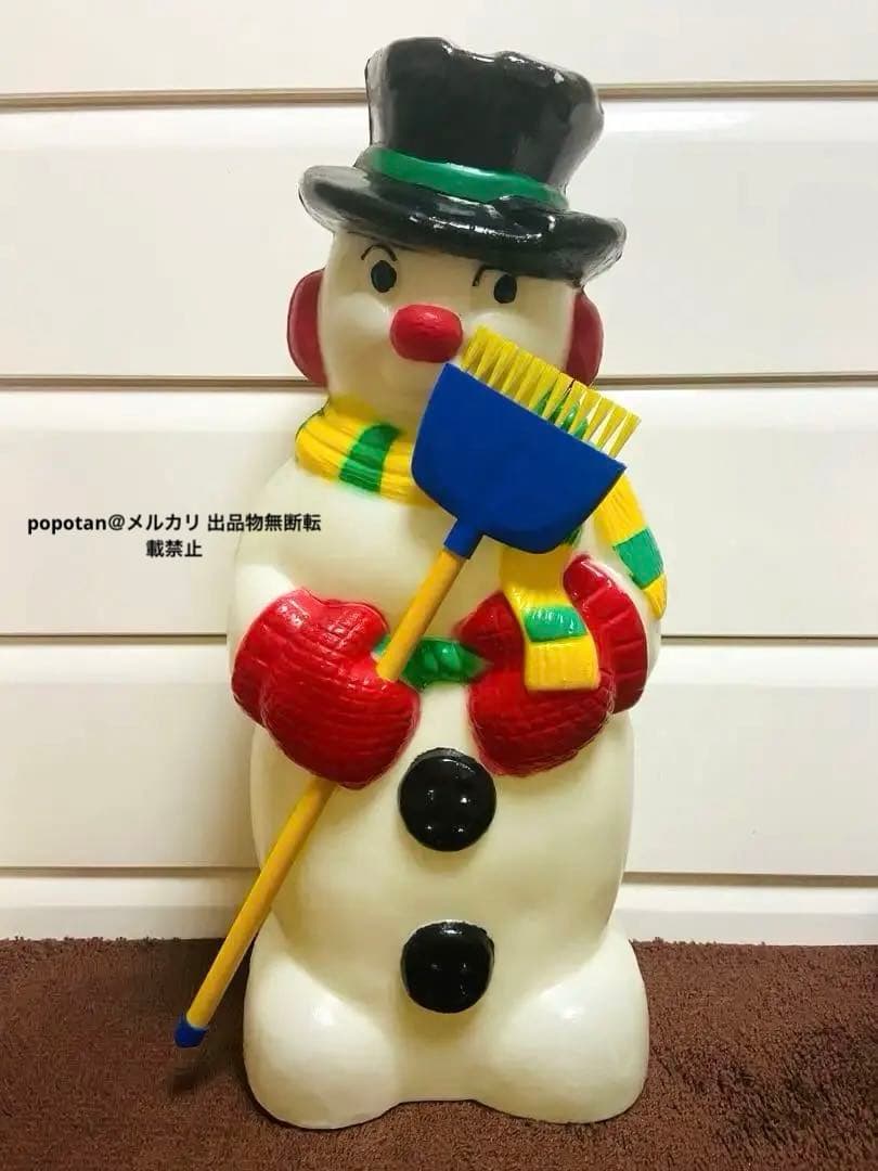 そ*ら様 スノーマン大型イルミネーションクリスマスブローライト付属品欠品無し室内