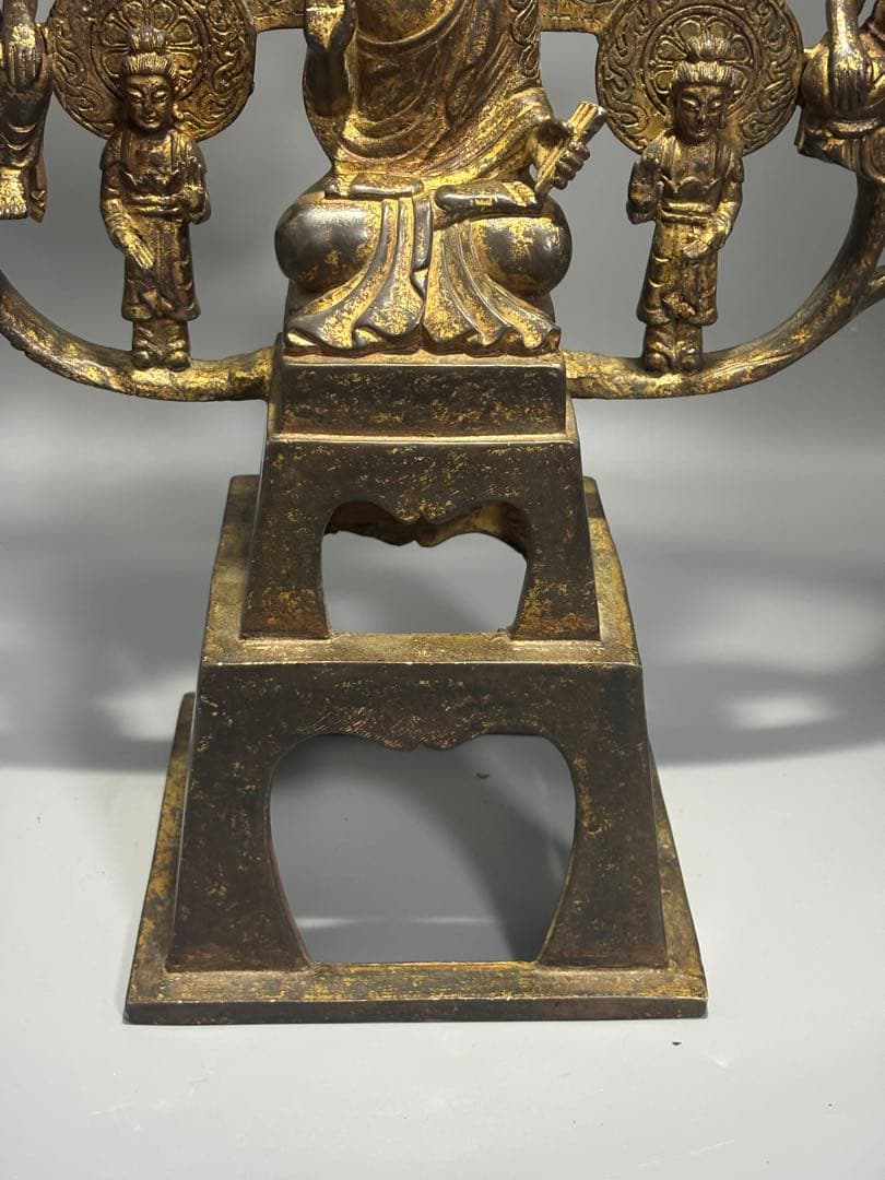 仏教古美術 純銅 文化遺産 文化財仏像伝承　 仏像 伝統的デザイン