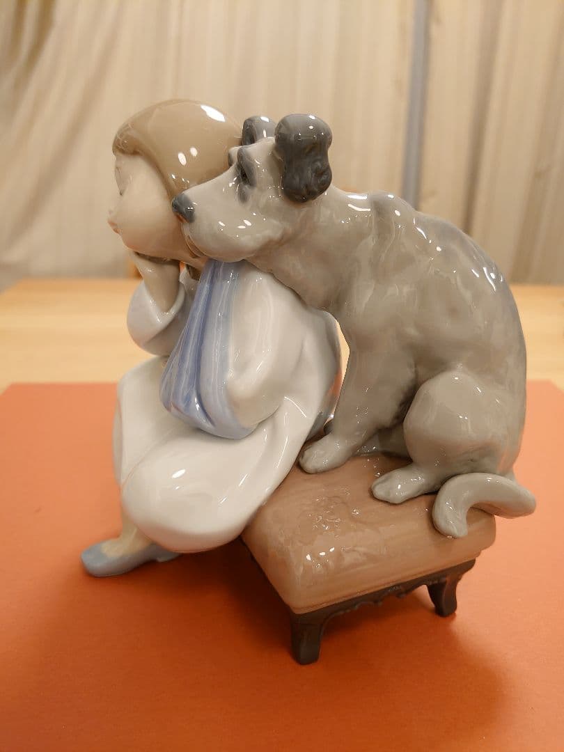 【極美品 無欠損 絶版】リヤドロ LLADRO 5706『今日は遊べない』