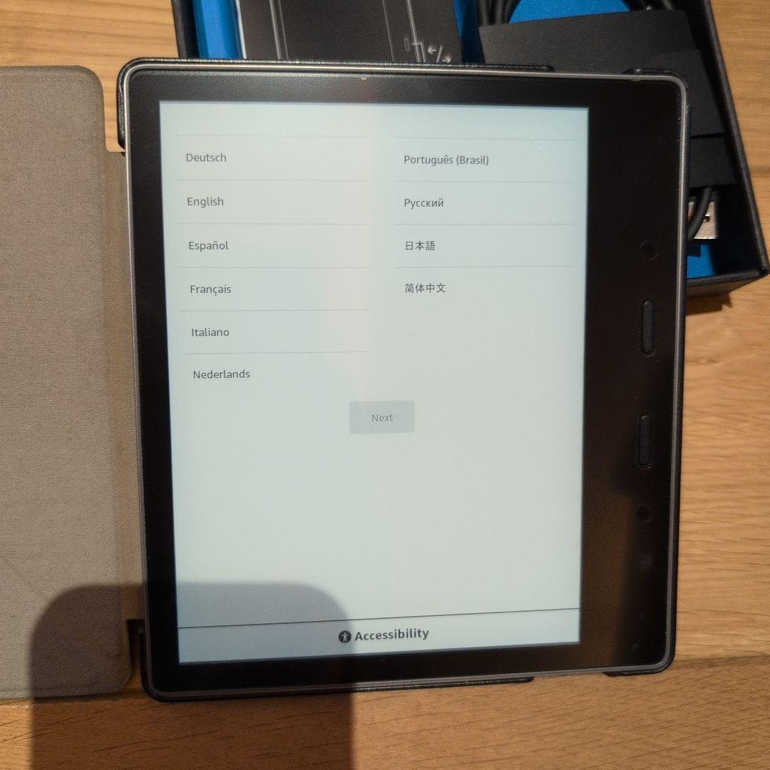 Kindle Oasis カバー付き（2017/第9世代）