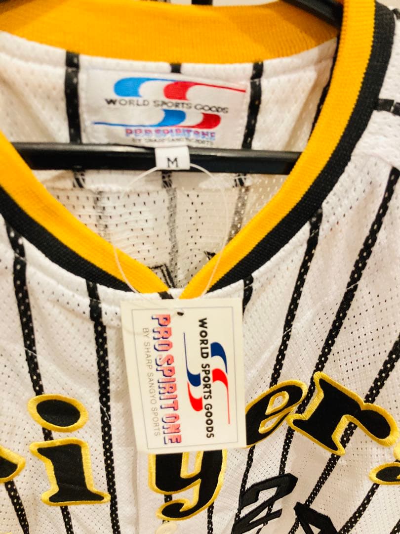 新品未使用　タグ付き　阪神タイガース 復刻　ユニフォーム　桧山進次郎　桧山　M