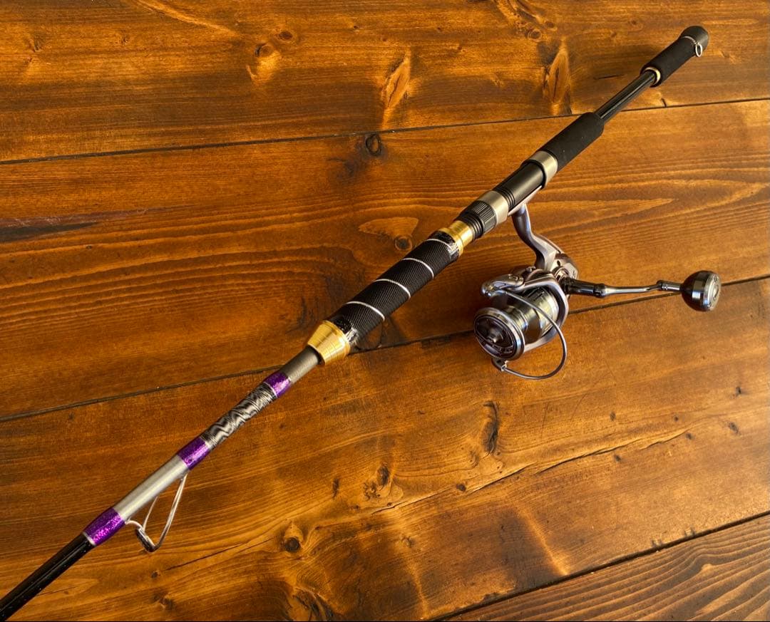 ジギングロッド　リールセット　S502 スロージギング　5ft 船釣り　海釣り