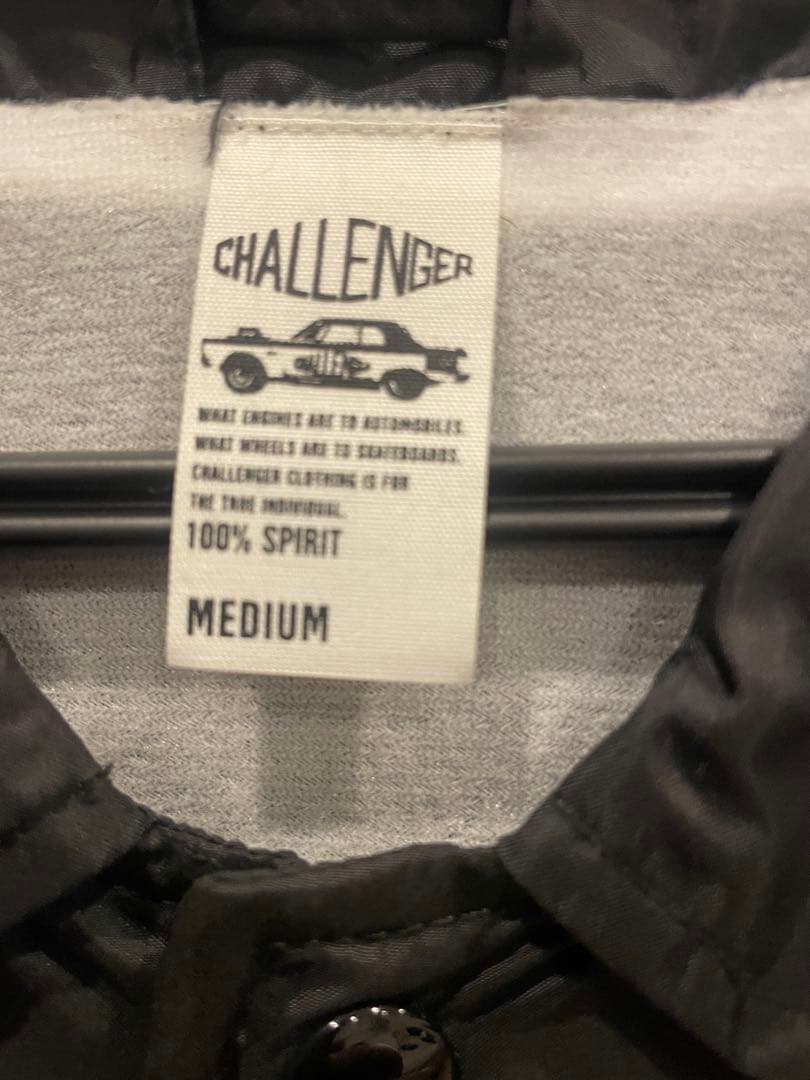 CHALLENGER ブラックナイロンジャケット M