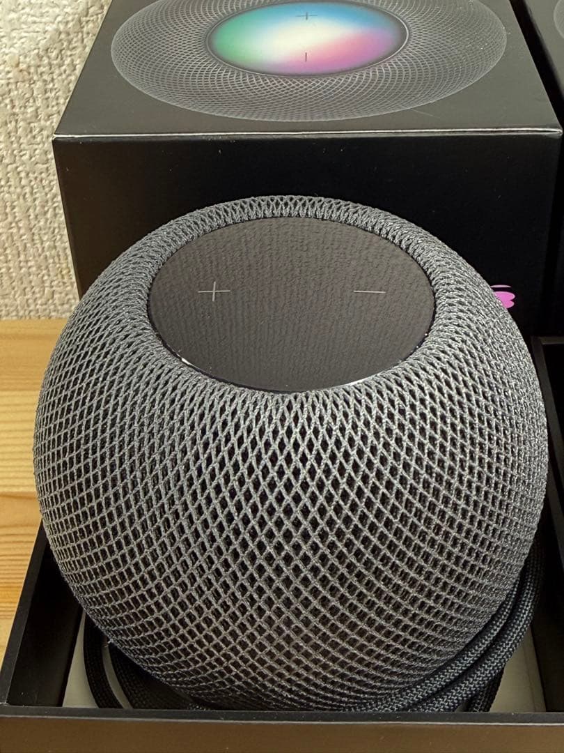 AppleのPod mini（黒）2個セット