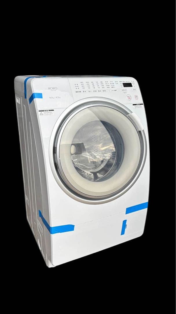 未使用に違い2025年製ドラム式洗濯乾燥機RORO YWM-YV90N
