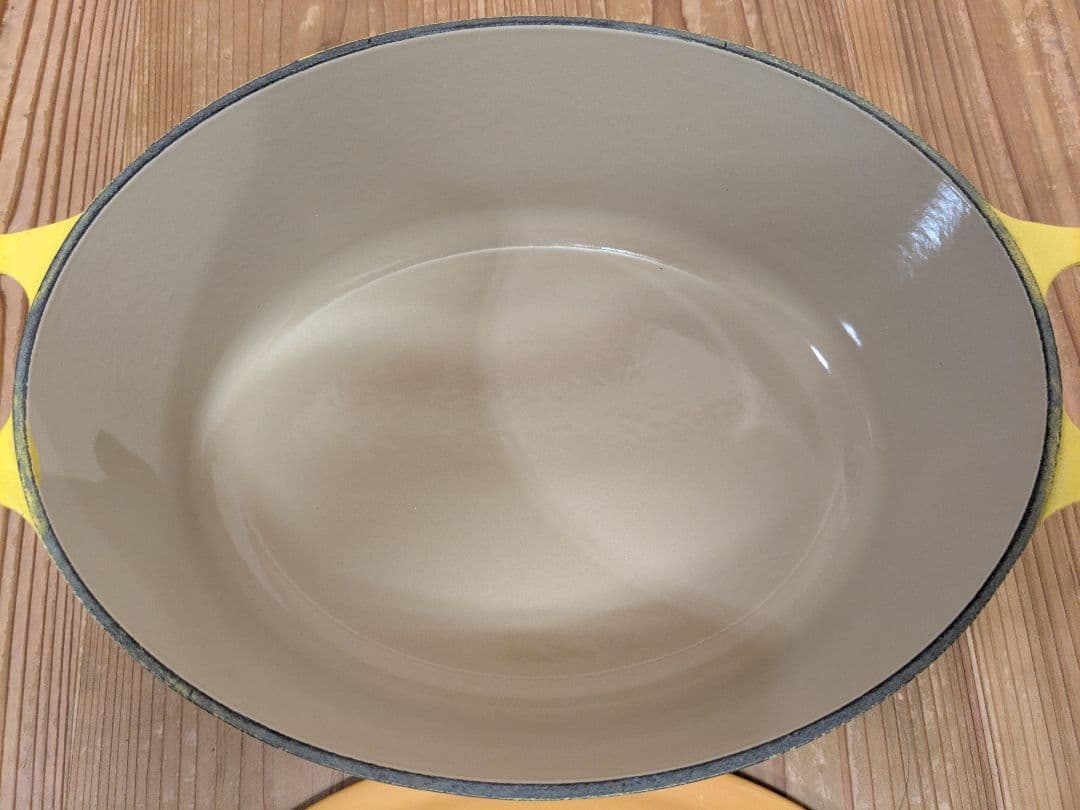 Le Creuset イエロー 両手鍋　25cm