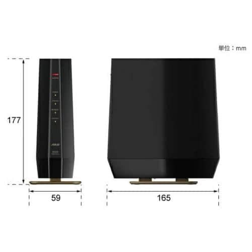 Wi-FiルーターBUFFALO WSR-6000AX8P-MB Wi-Fi6