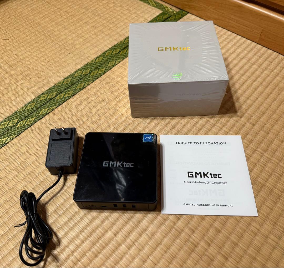 GMKtec NUCBOX 3 ファンレス ミニPC win11 末尾938