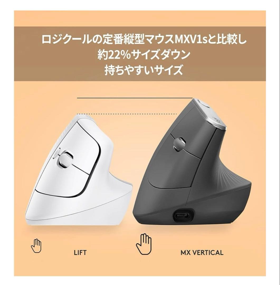 Logicool ワイヤレス エルゴノミック M800 ペイルグレー 国内正規品