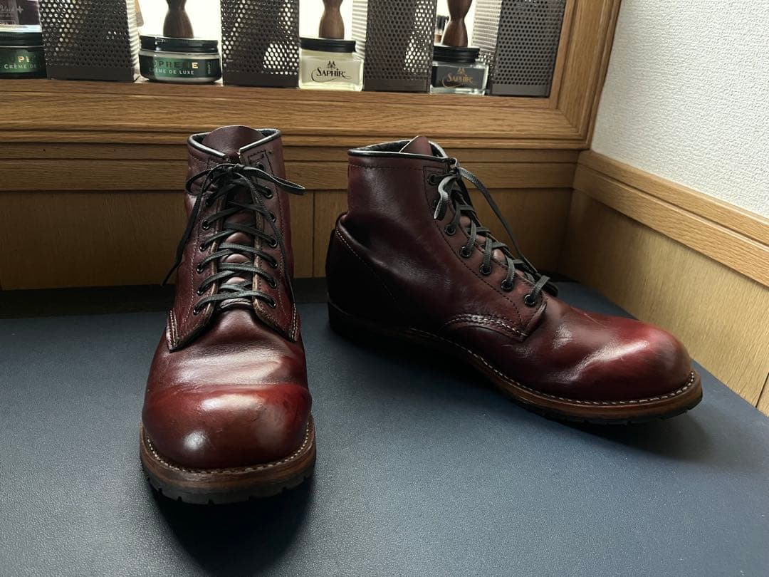 【丸洗い/ソール交換済】 REDWING 9011 BECKMAN US9.5