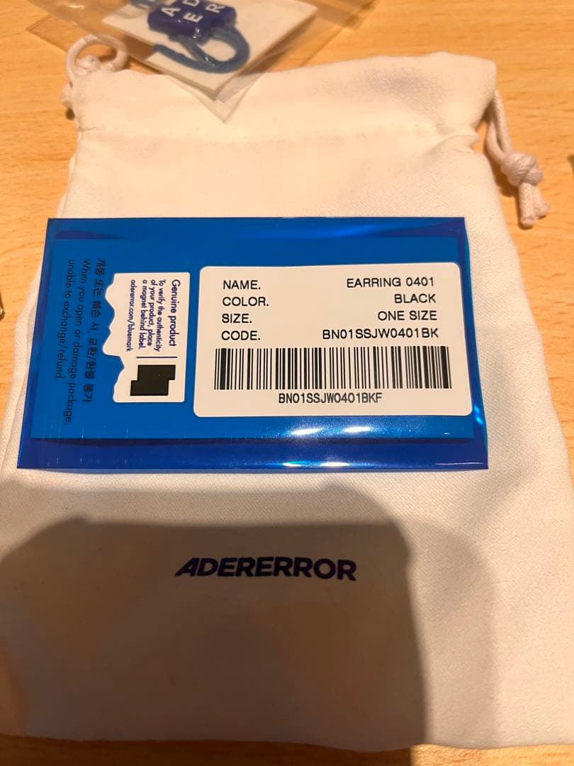 ADERERROR ピアス