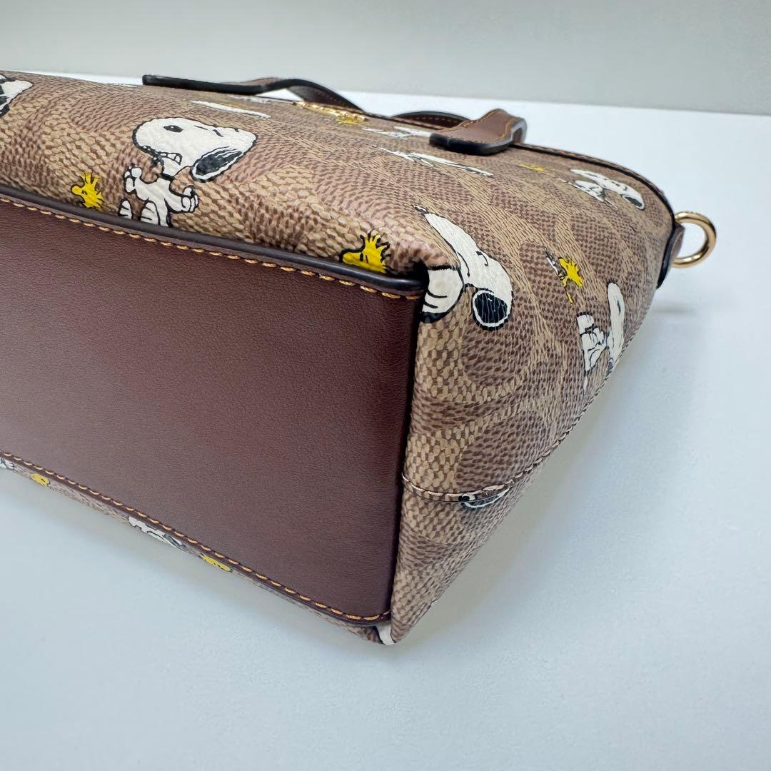 COACH コーチ スヌーピー コラボ2WAYトートCBS83