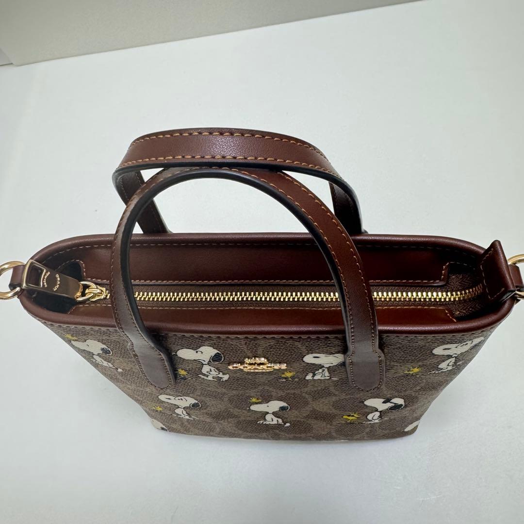 COACH コーチ スヌーピー コラボ2WAYトートCBS83