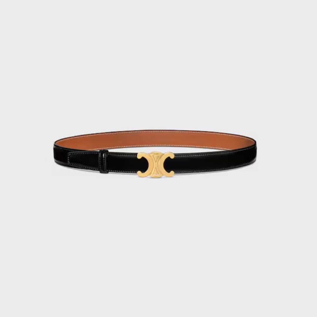 Celine トリオンフ バックル＆リバーシブルストラップ 25MM セリーヌ