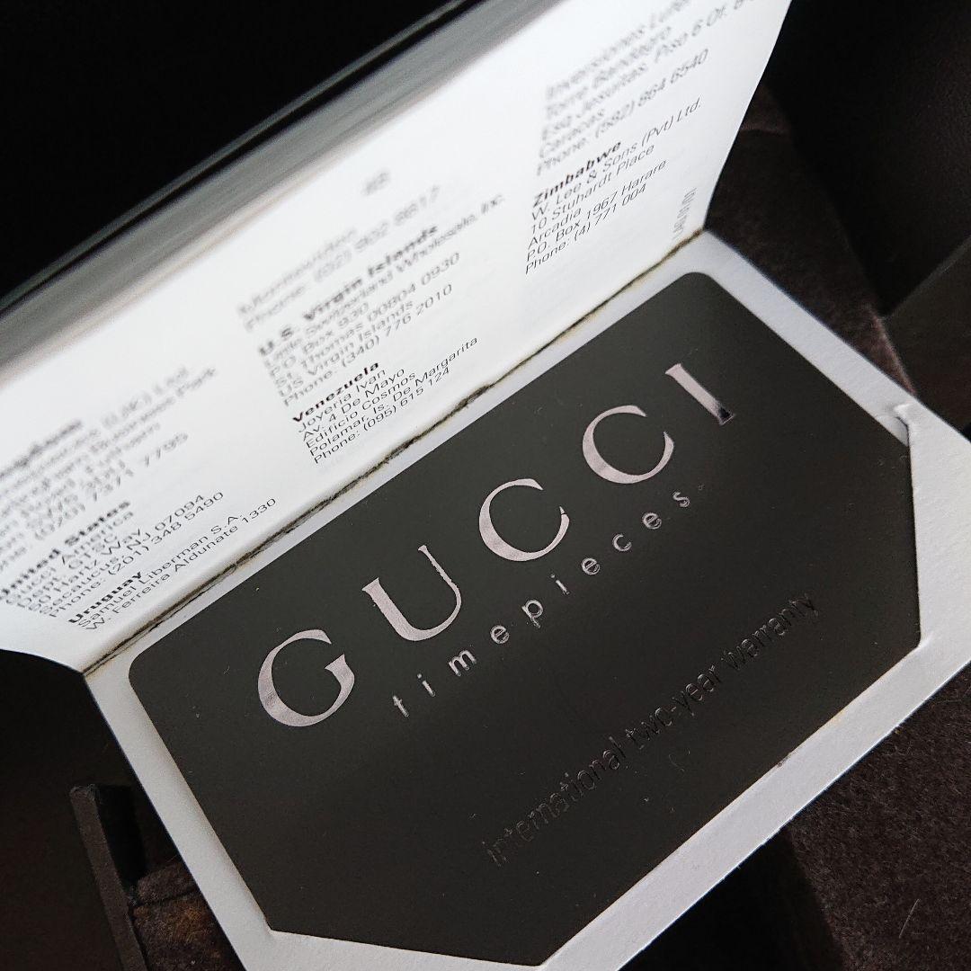 GUCCI timepieces バングルウォッチ黒文字盤 ラウンド 1400L