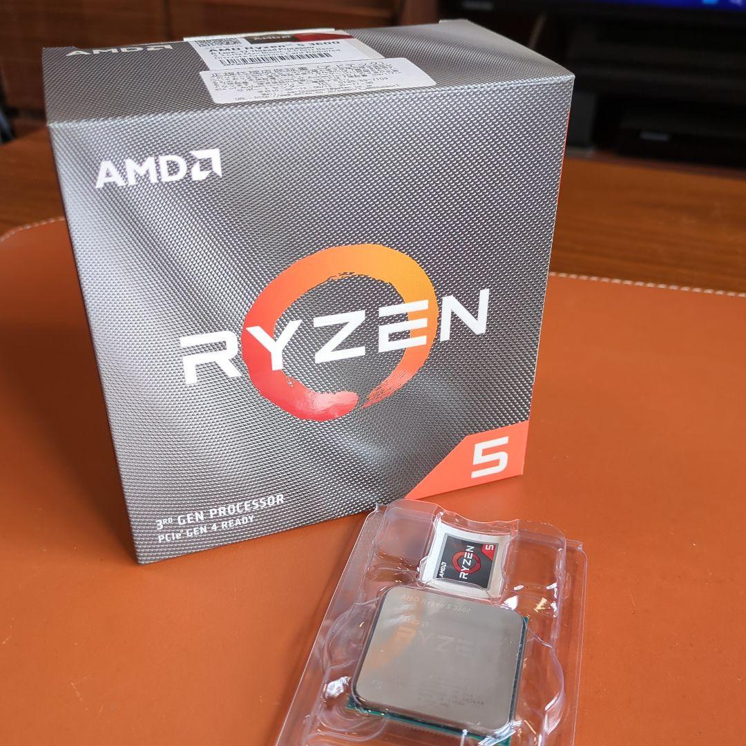 AMD Ryzen 5 3600 CPU AM4ソケット