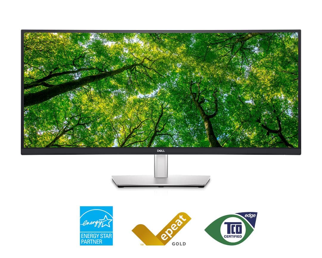 【美品】Dell 34 曲面 モニター P3424WE ＆専用サウンドバー付