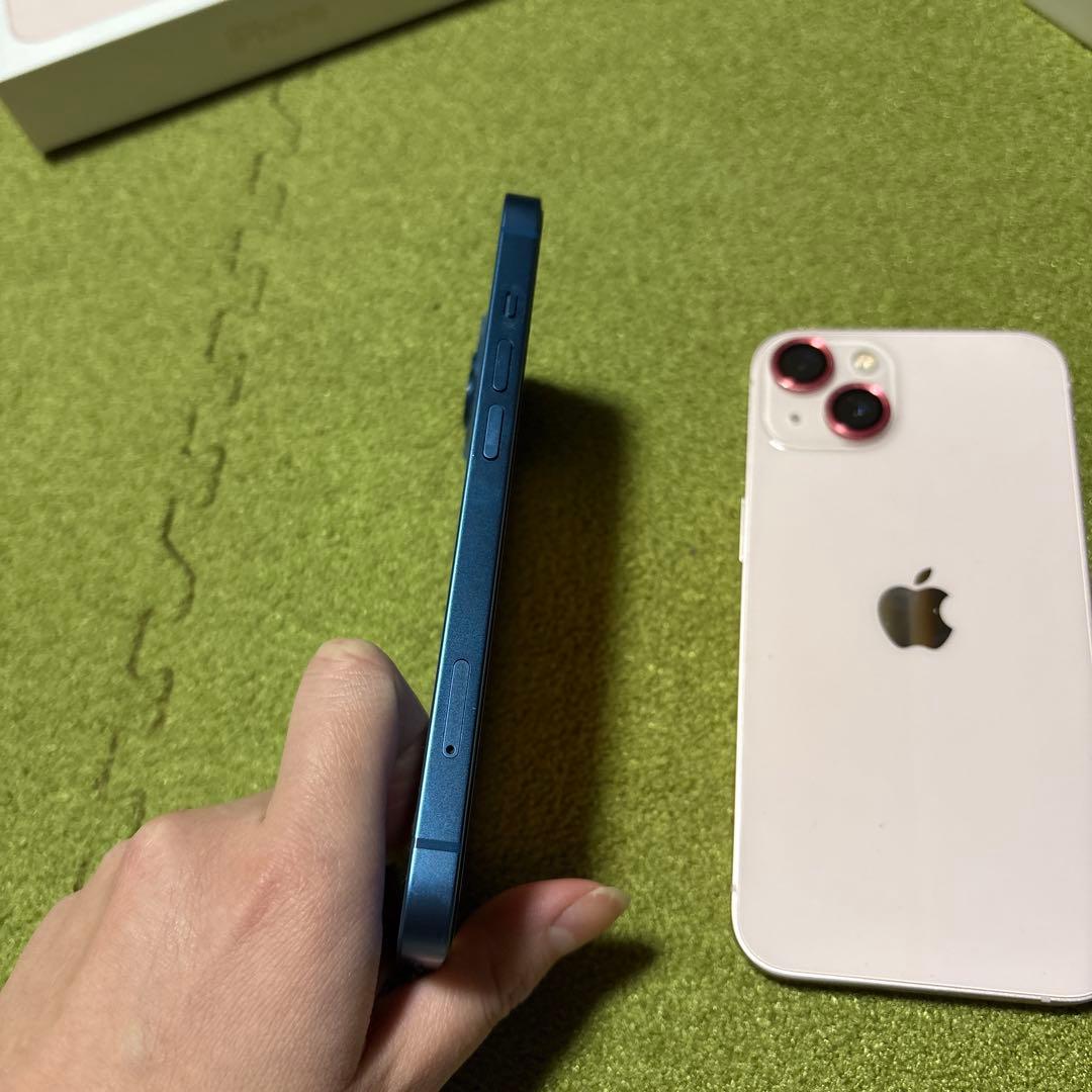 iPhone13 2個セット 箱あり ピンク ブルー 256GB 128GB