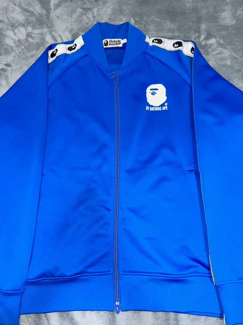 A BATHING APE ブルートラックジャケット Ｌ