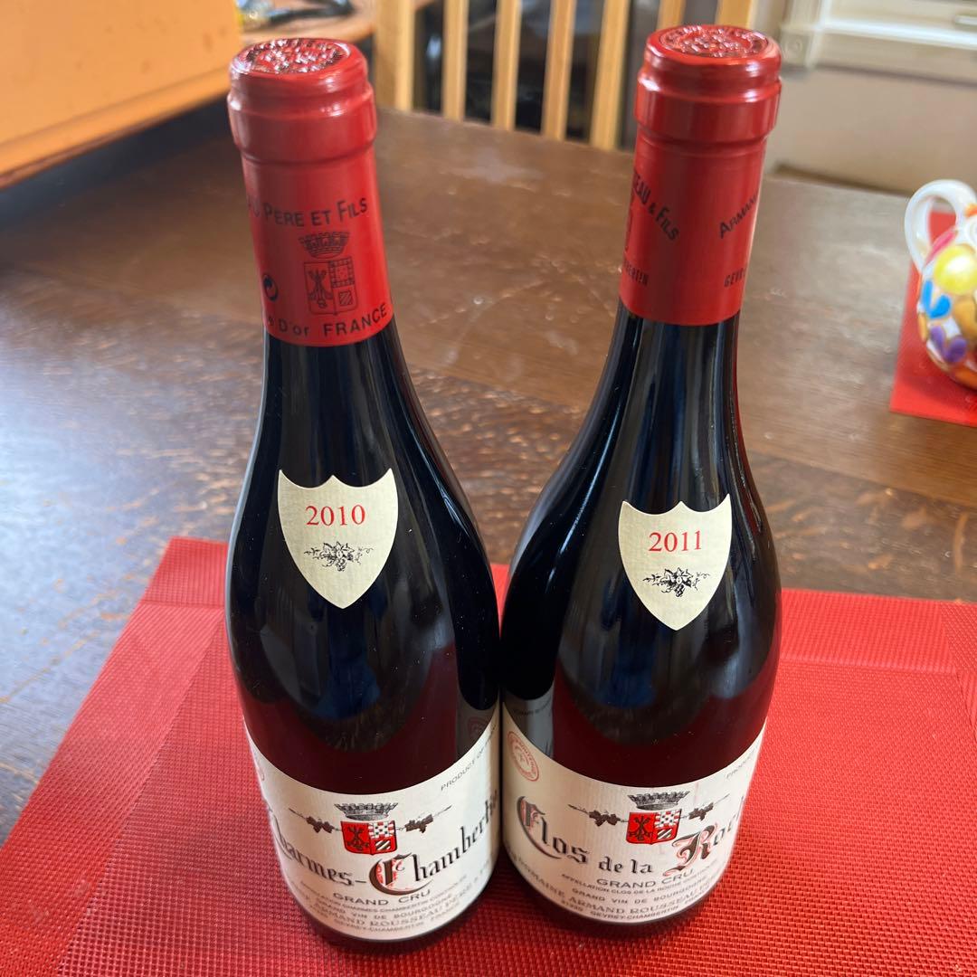 アルマンルソー la Roche 2011/Chambertin 2010